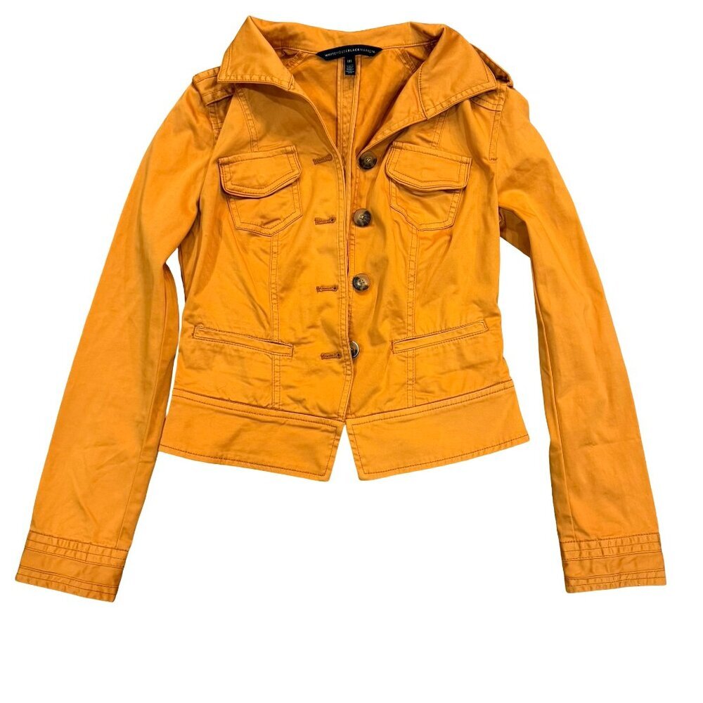 White House Black Market Aura Band Jacket Women Size 00